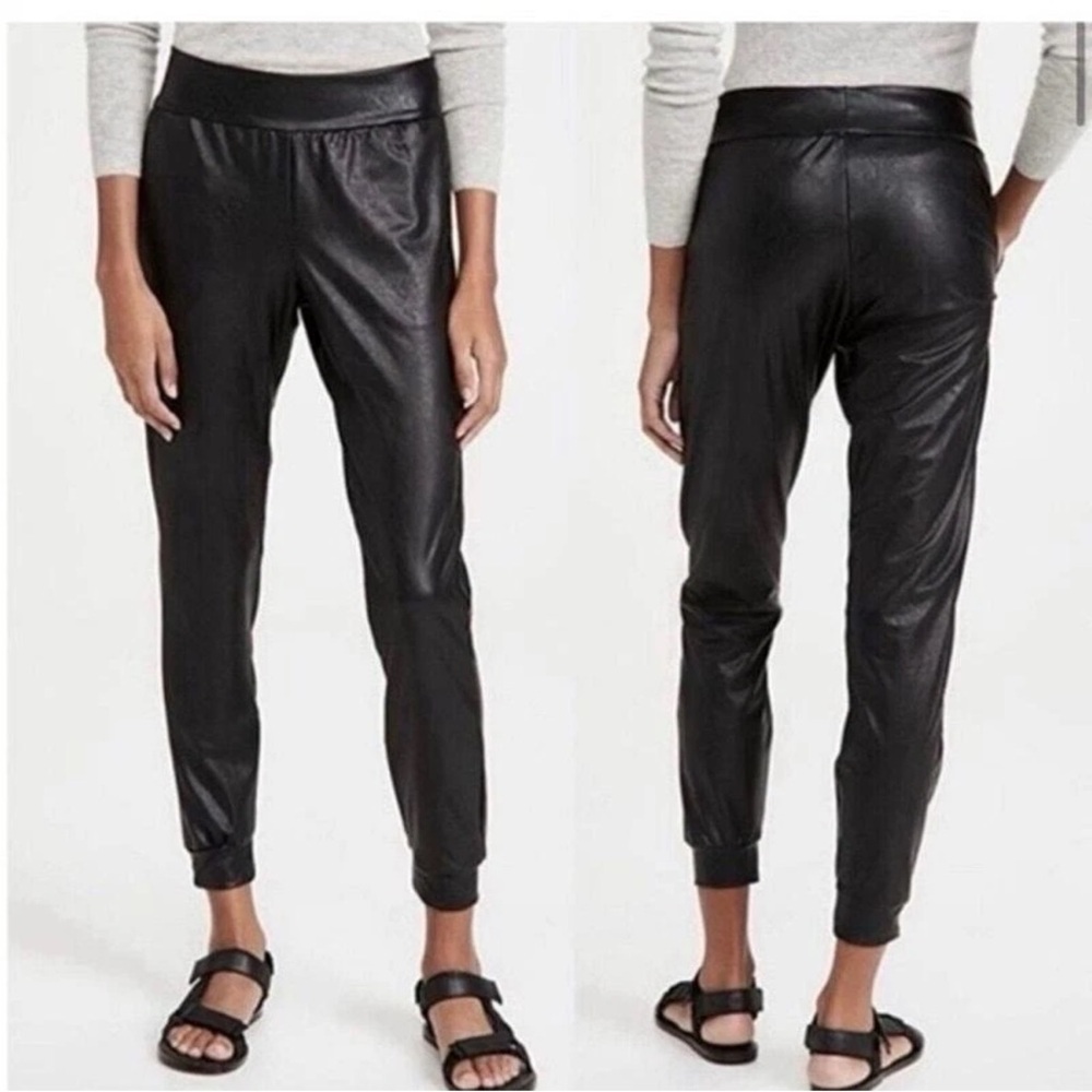 Commando FAUX LEATHER JOGGER black Medium - Picture 2 of 9